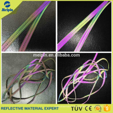 High Visibility Good Quality Silver Elastic Reflective Piping Cord for Sports clothing